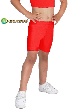 PANTALONCINO DANZA LYCRA ROSSO BABY